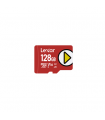 Lexar UHS-I  MicroSDXC, 128 GB, Flash memory class 10, Red, A1, V10, U1, 150 MB/s