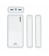 RIVACASE POWER BANK USB 20000MAH/VA2572 WHITE