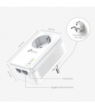TP-LINK NET POWERLINE ADAPTER 1000MBPS/TL-PA7027P KIT
