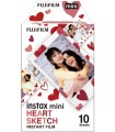 Fujifilm Instax Mini 1x10 Heart Sketch