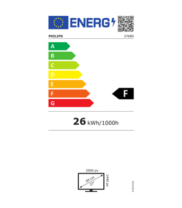 Philips USB-C monitor 27" QHD, 276B9/00