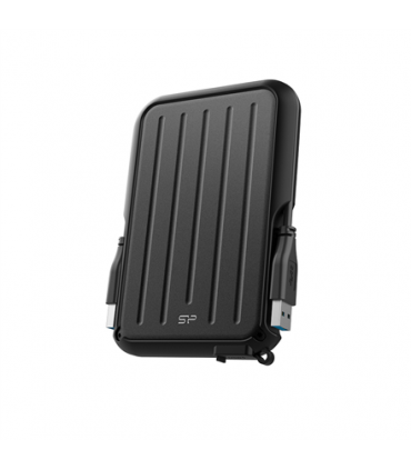 Silicon Power Portable Hard Drive ARMOR A66 2000 GB,  USB 3.2 Gen1, Black