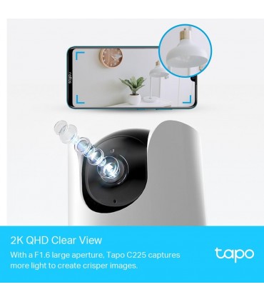 TP-LINK WRL CAMERA 2K QHD PAN/TILT/TAPO C225