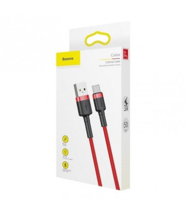 Baseus Cafule kaabel USB A - USB-C QC 3.0, 1m, punane