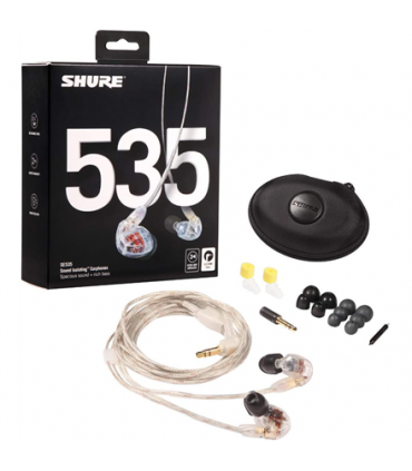 Shure SE535 Earphone, Clear