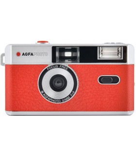 Agfaphoto analoogkaamera 35mm, punane
