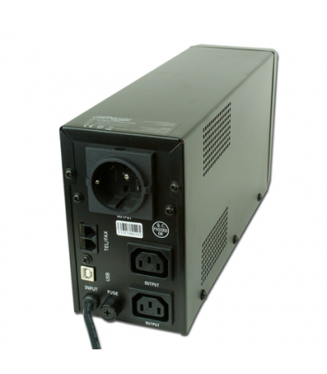 EnerGenie UPS with USB and LCD display, Black 850 VA, 510 W, 220 V