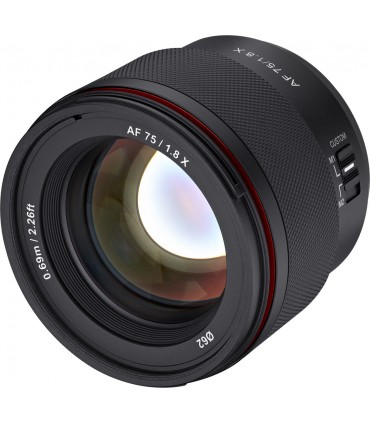 Samyang AF 75mm f/1.8 objektiiv Fujifilmile