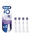 Braun Oral-B iO Radiant whitening varuharjapead 4tk, valge