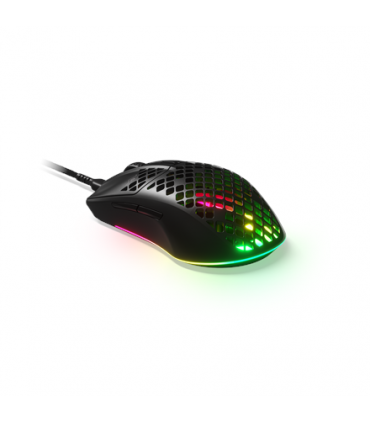 SteelSeries Gaming Mouse Aerox 3 (2022 Edition), Optical, RGB LED light, Onyx, Wired