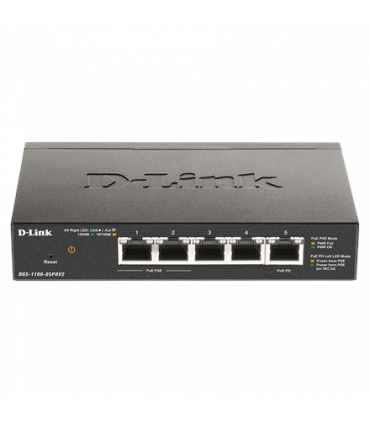 D-Link 5-Port Gigabit PoE Smart Managed Switch and PoE Extender DGS-1100-05PDV2 Web managed, Desktop