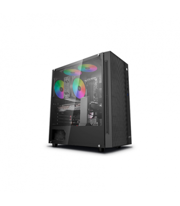 Deepcool MATREXX 55 MESH Side window, Black, E-ATX, Power supply included No