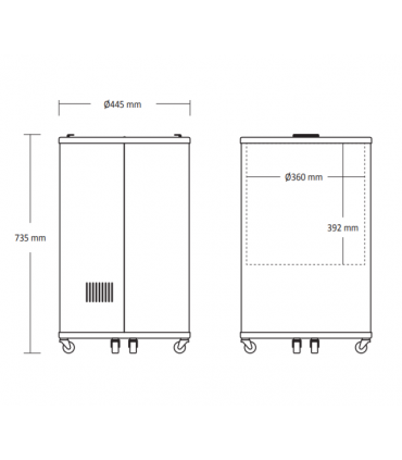 Scandomestic TK42BE, tünn-külmik  must