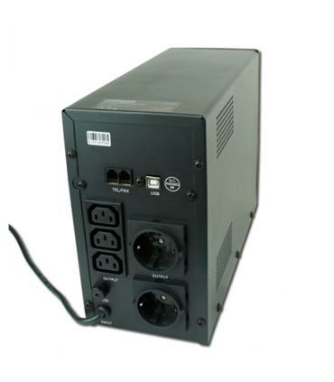 EnerGenie UPS with USB and LCD display, Black 1200 VA, 720 W