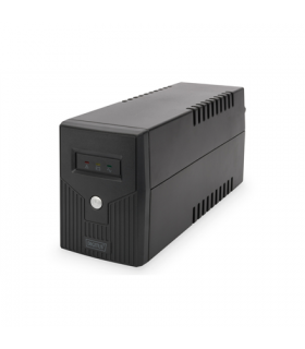 Digitus Line-Interactive UPS DN-170063, 600VA, 360W, 1x 12V/7Ah battery, 2x CEE 7/7 outlet, 2x RJ-11, 1x USB 2.0 type B, LED, Si
