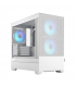 Fractal Design Pop Mini Air RGB  White TG Clear Tint, mATX, Mini ITX, Power supply included No