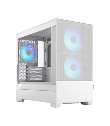 Fractal Design Pop Mini Air RGB  White TG Clear Tint, mATX, Mini ITX, Power supply included No
