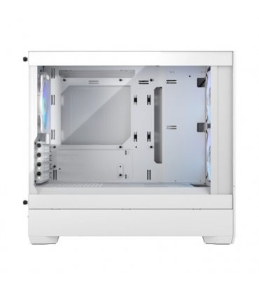 Fractal Design Pop Mini Air RGB  White TG Clear Tint, mATX, Mini ITX, Power supply included No