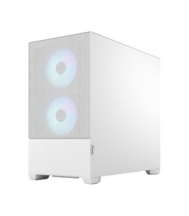 Fractal Design Pop Mini Air RGB  White TG Clear Tint, mATX, Mini ITX, Power supply included No