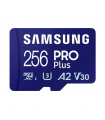 Samsung microSD Card Pro Plus 256 GB, MicroSDXC, Flash memory class 10