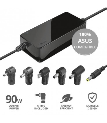 TRUST ACC AC ADAPTER 90W MAXO//ASUS BLACK 23390