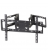 Gembird Full-motion TV Wall Mount  WM-80ST-02 37-80 ", Maximum weight (capacity) 60 kg, Black