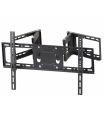Gembird Full-motion TV Wall Mount  WM-80ST-02 37-80 ", Maximum weight (capacity) 60 kg, Black