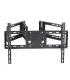 Gembird Full-motion TV Wall Mount  WM-80ST-02 37-80 ", Maximum weight (capacity) 60 kg, Black