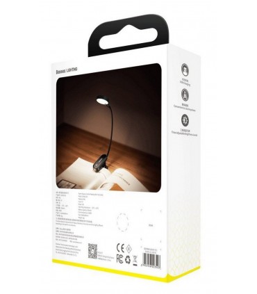 Baseus mini LED klambriga lugemislamp 