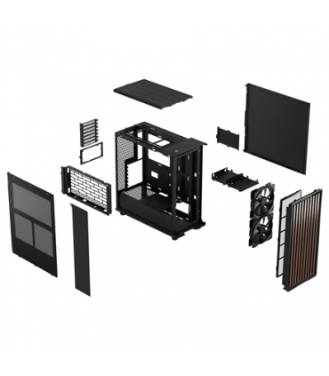 Fractal Design North  Charcoal Black, Power supply included No