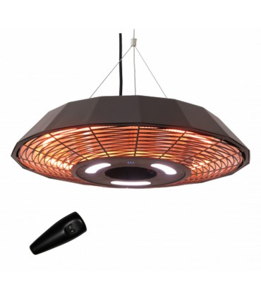 Veltron PREMIUM CEILING MODERN LED 2kW infrapuna soojuskiirgur , must