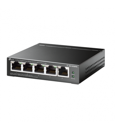 TP-LINK 5-Port Gigabit Easy Smart Switch with 4-Port PoE+ TL-SG105MPE Managed L2