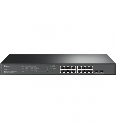 TP-LINK JetStream 18-Port Gigabit Smart Switch with 16-Port PoE+ TL-SG2218P  Managed L2,  Rackmountable, Ethernet LAN (RJ-45) po