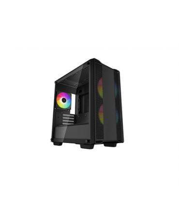 Deepcool Micro-ATX CASE CC360 Black, Mini-ITX / Micro-ATX, 4, Power supply included No, 1x USB3.0, 1x USB2.0, 1x Audio, ABS+SPCC