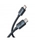 Baseus Crystal Shine kaabel 100W USB C - USB C 1,2m, must