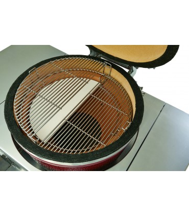 Kamado Joe Classic kaks poolringikujulist soojusdeflektorit