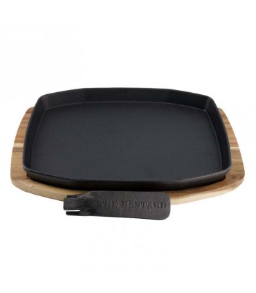 Bastard malmpann koos puidust alusega L/M