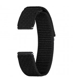 Samsung Galaxy Watch 4/5/6/7 tekstiilrihm M/L , must