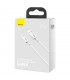 Baseus Kaabel USB A to USB-C 1m,valge