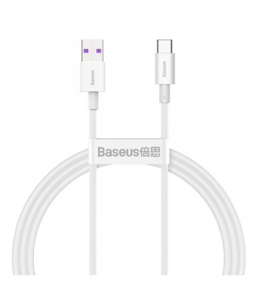 Baseus Kaabel USB A to USB-C 1m,valge