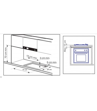 Gas hob De Dietrich DPG3301B