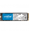 Crucial SSD P2 2000 GB, SSD form factor M.2 2280, SSD interface PCIe G3 1x4 / NVMe, Write speed 1900 MB/s, Read speed 2400 MB/s