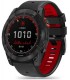 Tech-Protect kellarihm IconBand Pro Garmin fenix 3/5X/3HR/5X Plus/6X/6X Pro/7X, must/punane