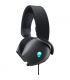 Dell Alienware Wired Gaming Headset AW520H Over-Ear, Built-in microphone, Dark Side of the Moon, Noise canceling