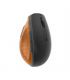Lenovo Go Wireless Vertical Mouse Wireless optical, Storm grey with natural cork, USB-A, 1 x AA batteries (included)
