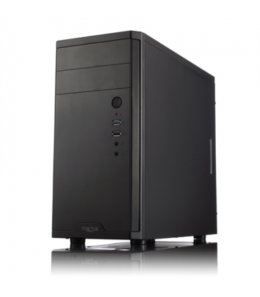 Fractal Design CORE 1100 Black, Micro ATX, Power supply included No