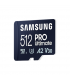 Samsung MicroSD Card with Card Reader PRO Ultimate 512 GB, microSDXC Memory Card, Flash memory class U3, V30, A2