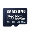 Samsung MicroSD Card with Card Reader PRO Ultimate 256 GB, microSDXC Memory Card
