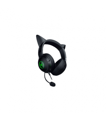 Razer Headset Kraken Kitty V2 Microphone, Black, Wired, On-Ear, Noise canceling