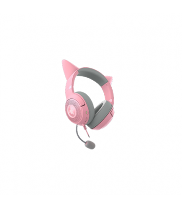 Razer Headset Kraken Kitty V2 Microphone, Quartz, Wired, On-Ear, Noise canceling